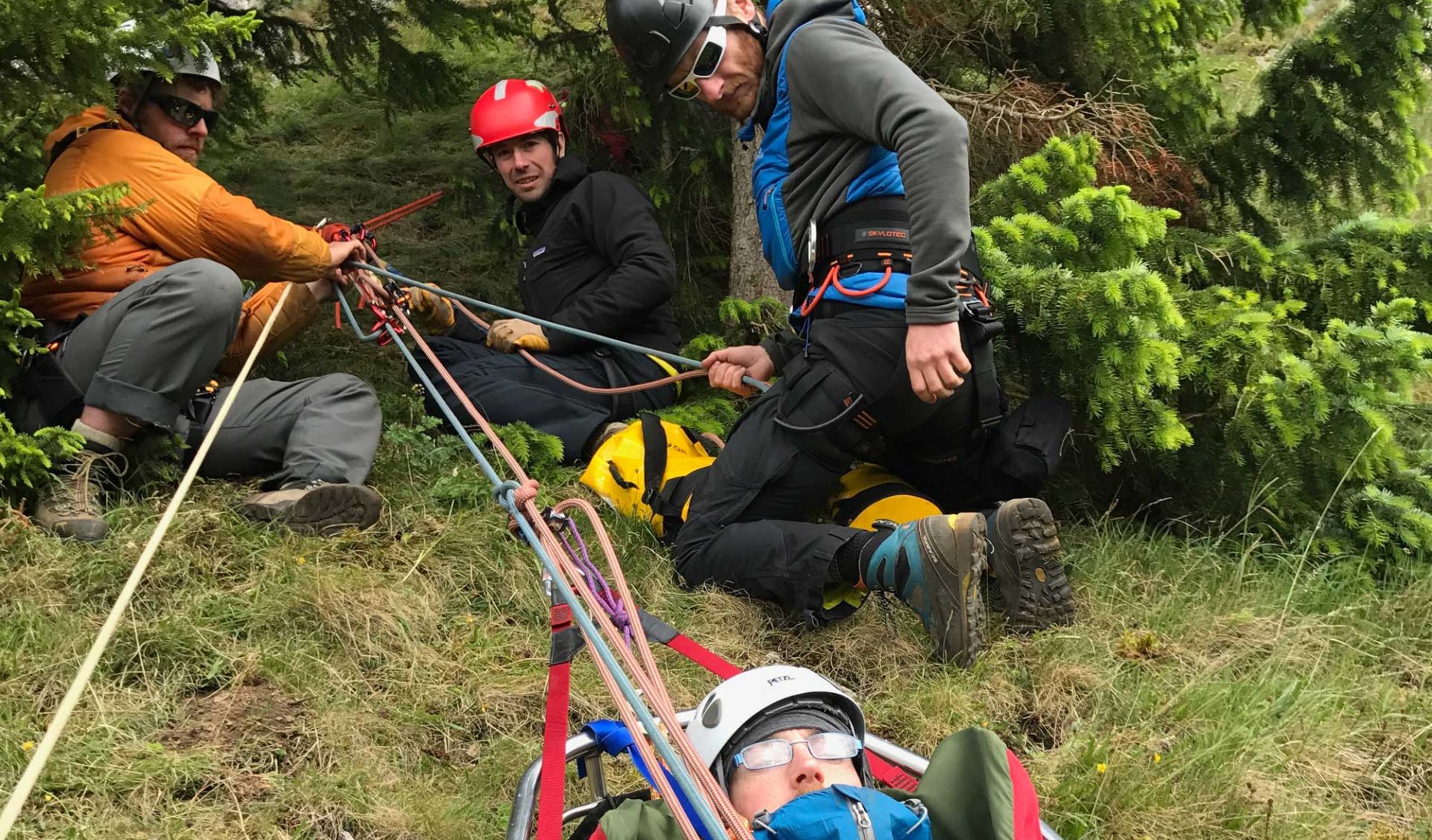 Coworker Rescue at Height for IC :: Water Rescue Scotland